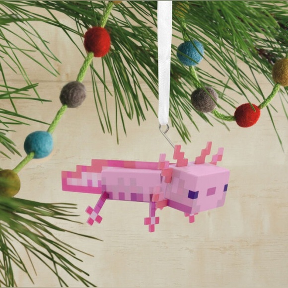 NIB! HALLMARK 2025 MINECRAFT AXOLOTL! YOUR FAV MINECRAFT CHARACTER!!! - Picture 6 of 8